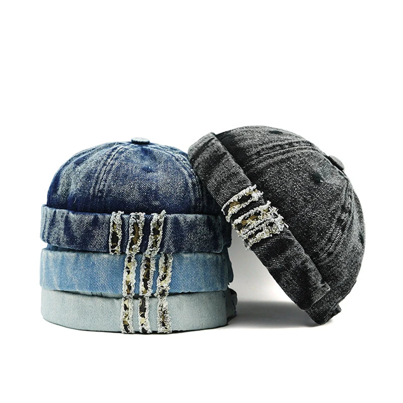 Bonnet Docker Headlinzs "Denim Destructured"