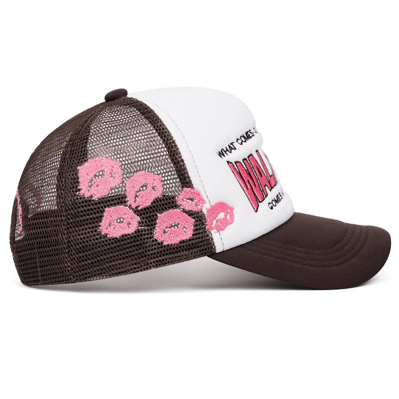 Casquette Headlinzs "pink Rebel Bloom"