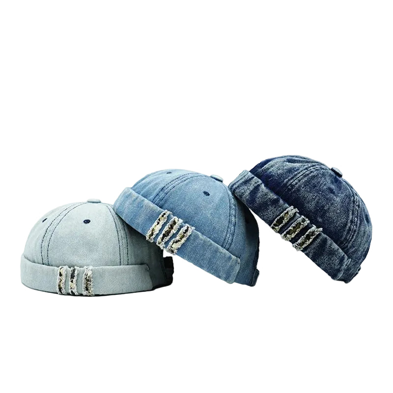Bonnet Docker Headlinzs "Denim Destructured"
